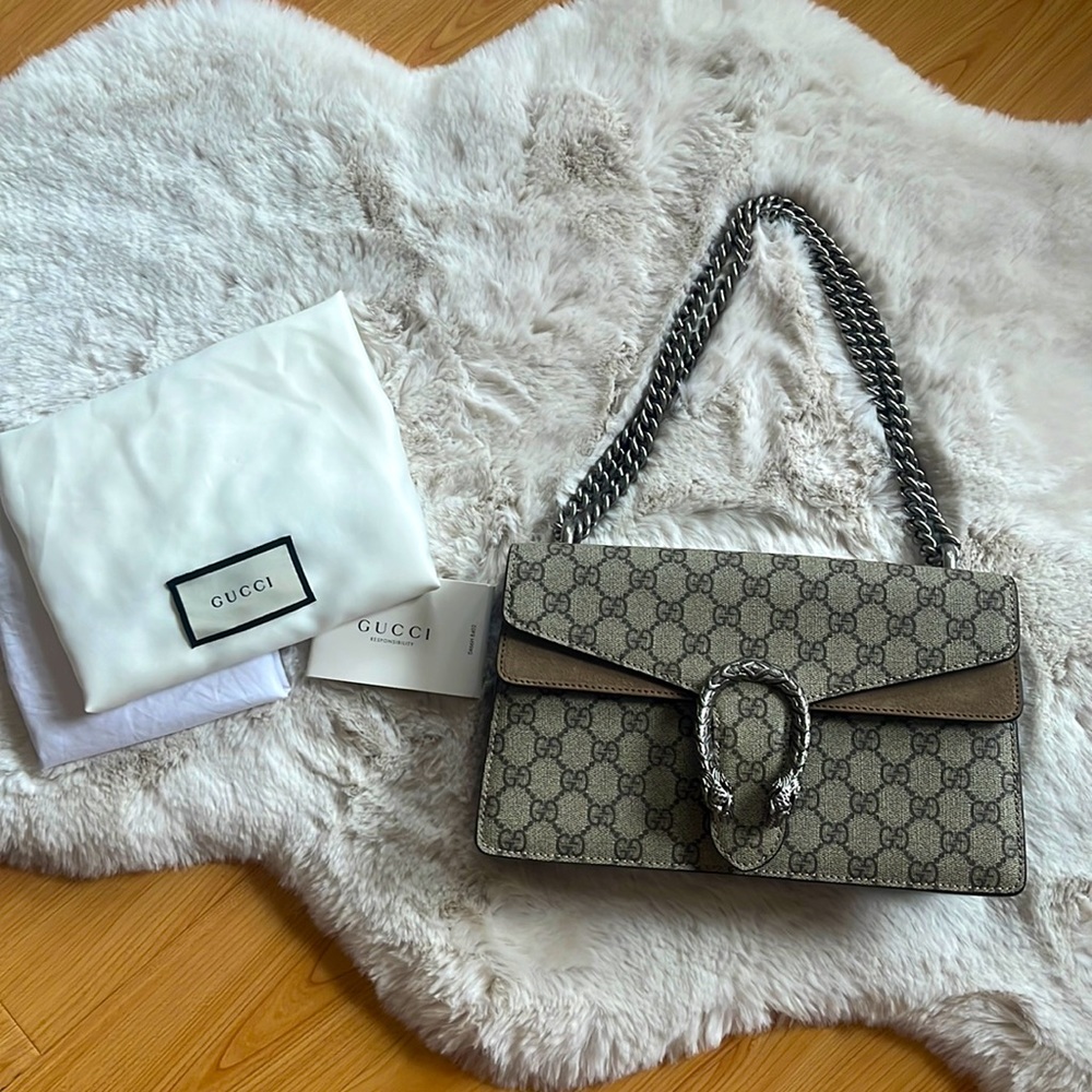 NEW GUCCI Dionysus GG Small Shoulder Bag